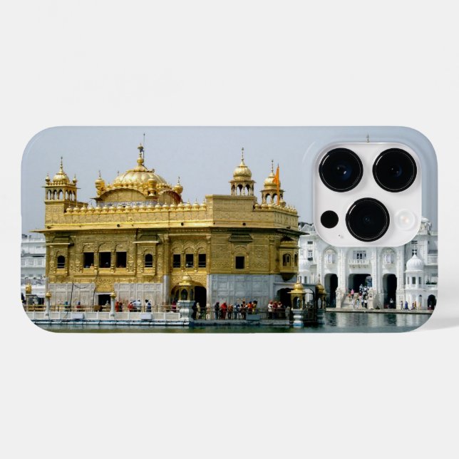 Golden Temple iPhone Case - Amritsar Foto Design (Rückseite (Horizontal))