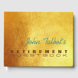 Golden Texas 2 Custom Retirement Gästebuch