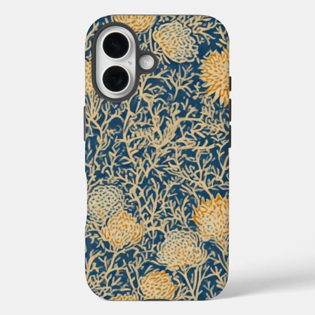Golden Thistle Tangle - IPhone 16 Fall Case-Mate iPhone Hülle (Rückseite)