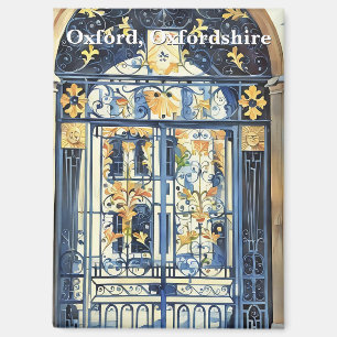 Golden Threshold - Verziertes Tor in Oxford Magnet