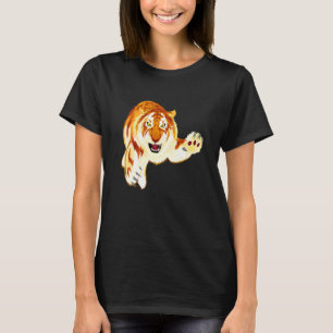 Golden Tiger Panthera Tigris Selten Big Cat T-Shirt