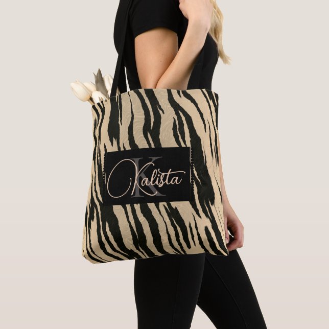 Golden Tiger Print Monogram (Von Nahem)