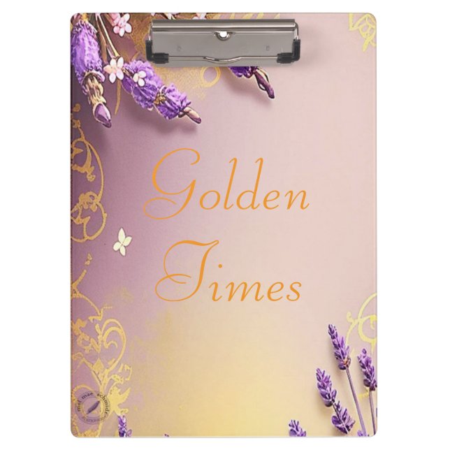 Golden Times Schmidt Stationery Klemmbrett (Vorderseite)