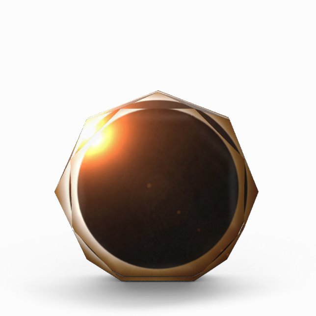 Golden Total Solar Eclipse Fotoblock (Vorderseite)