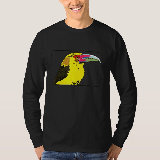 Golden Toucan Bird T-Shirt (Vorderseite)