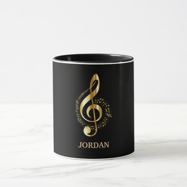 Golden Treble Clef Tasse (Zentrum)