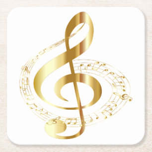 Golden Tree Clef Untersetzer