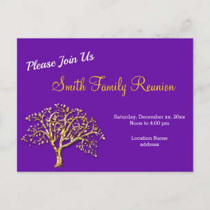 Golden Tree Family Wiedersehen Postcard Postkarte