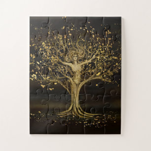 Golden Tree Goddess Puzzle