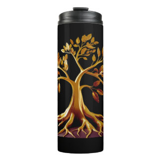 Golden Tree Hydration Wasserflasche Thermosbecher
