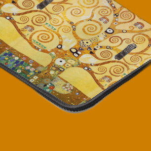 Golden Tree of Life Kunst – Art Nouveau Klimt Schreibtischunterlage