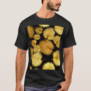 Golden Tropical Blätter: Licuala Elegance T-Shirt