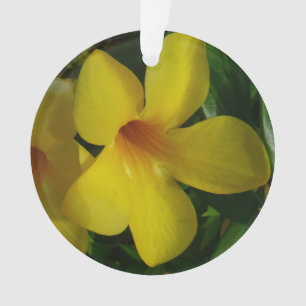 Golden Trumpet Blume II Tropical Ornament