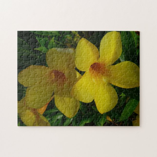 Golden Trumpet Blume II Tropical Puzzle (Horizontal)
