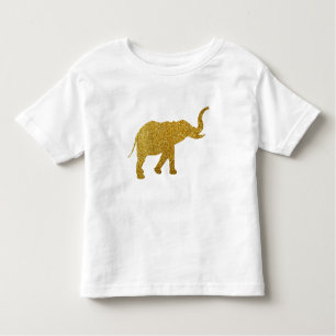 Golden Trumping Elephant Kleinkind T-shirt