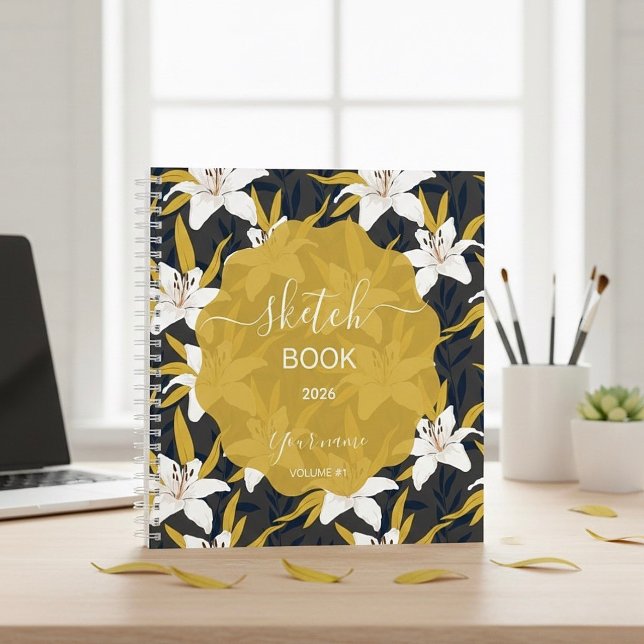 Golden Tulip Sketchbook - Notizbuch (Von Creator hochgeladen)