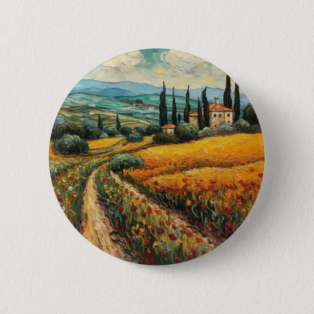 Golden Tuscany Traumstrecke Airolo - Gletsch Button (Vorderseite)