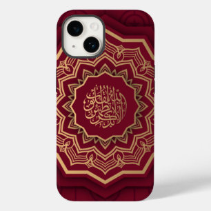 Golden und Crimson Arabesque Style Mandala Case-Mate iPhone 14 Hülle
