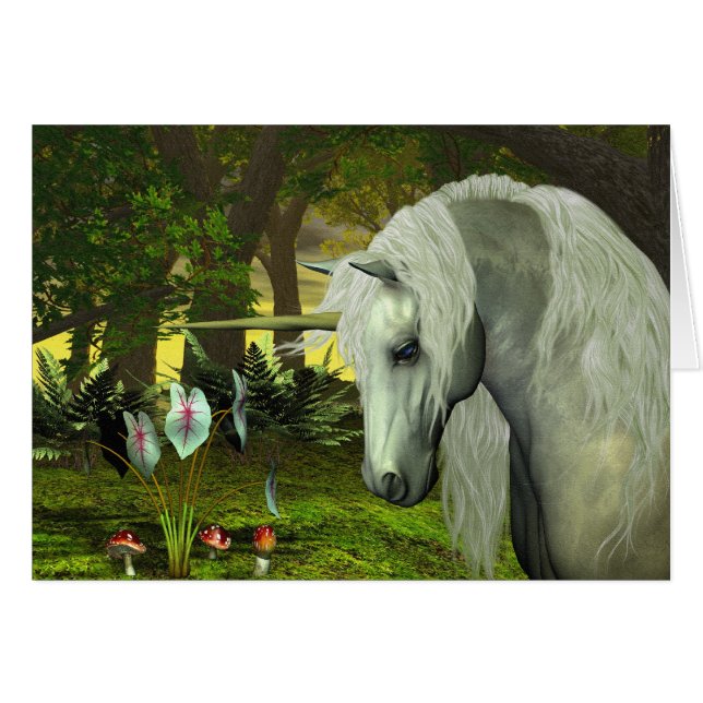 GOLDEN UNICORN BLANK CARD (Vorderseite (Horizontal))