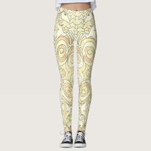 Golden Unicorn Gemusterte Leggings