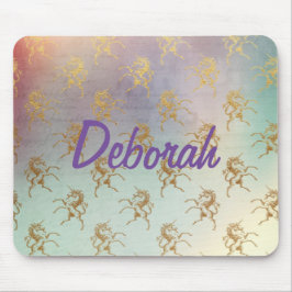Golden Unicorns Mousepad