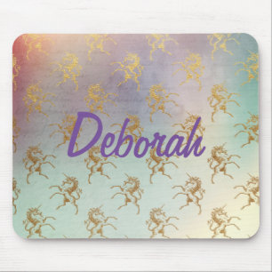 Golden Unicorns Mousepad