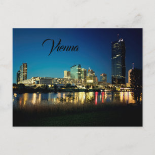 Golden Vienna bei Nacht Postkarte