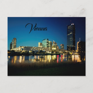 Golden Vienna bei Nacht Postkarte