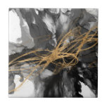 Golden Vortex I Fliese<br><div class="desc">Golden Vortex I von Jennifer Goldberger</div>