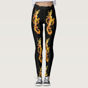 Golden Warrior Goddess Thunder_Cove Leggings
