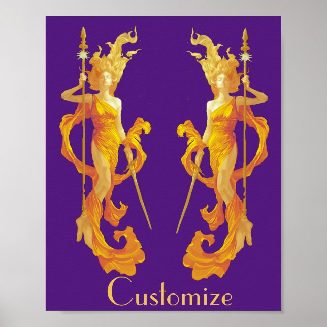 Golden Warrior Goddess Thunder_Cove Poster (Vorne)