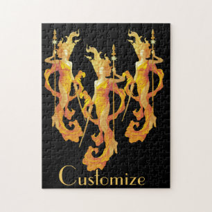 Golden Warrior Goddess Thunder_Cove Puzzle