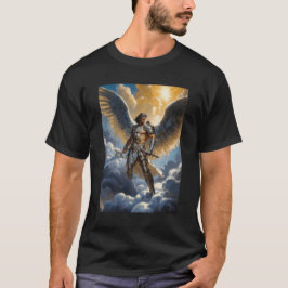 Golden Warrior of Heaven Archangel Michael T-Shirt