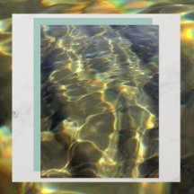 Golden Water Rippling mit Colors Scrapbook Paper