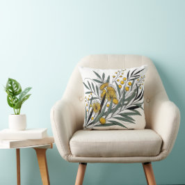 Golden Wattle - Emblem der australischen Ureinwohn Kissen