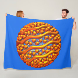 Golden Waves Fleece Blanket
