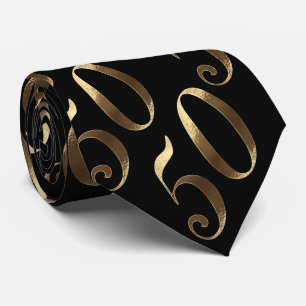 Golden Wedding 50. Geburtstag Jubiläum Neck Tie Krawatte