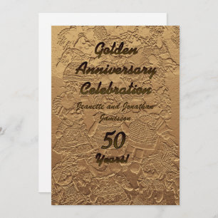 Golden Wedding 50 Jahre Party Einladung