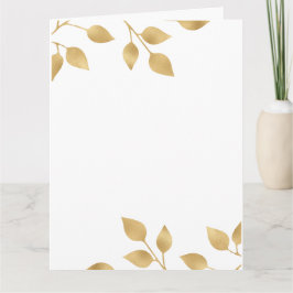 golden wedding invitastion tamplet dankeskarte