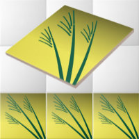 Golden Wheat Harvest Dawn Frieze Pattern