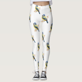 Golden Wheat und Blue Tit Leggings