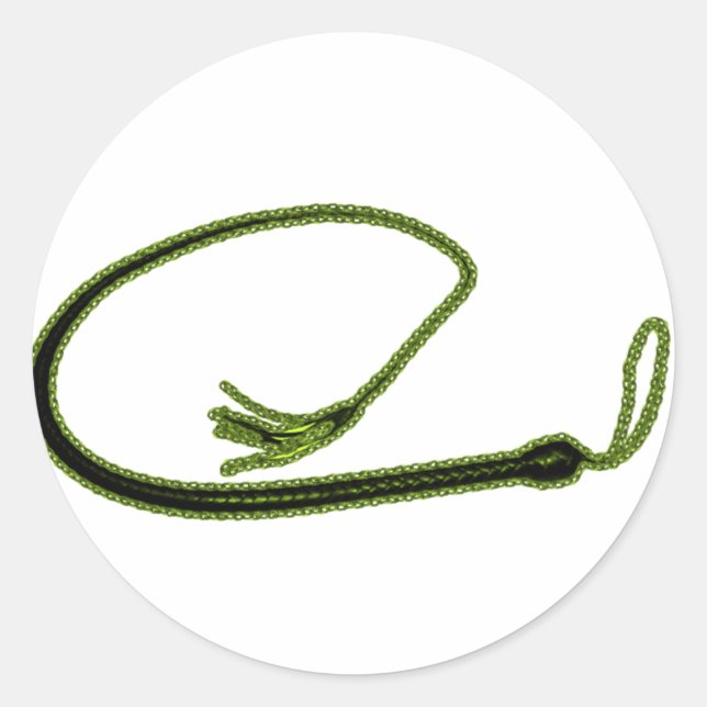 GOLDEN WHIP RUNDER AUFKLEBER (Vorderseite)