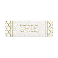 Golden & White Elegante marokkanische Glam Einladu