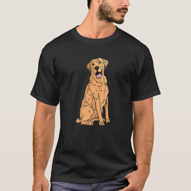 Golden White Yellow Labrador Retriever Labrador Do T-Shirt (Vorderseite)