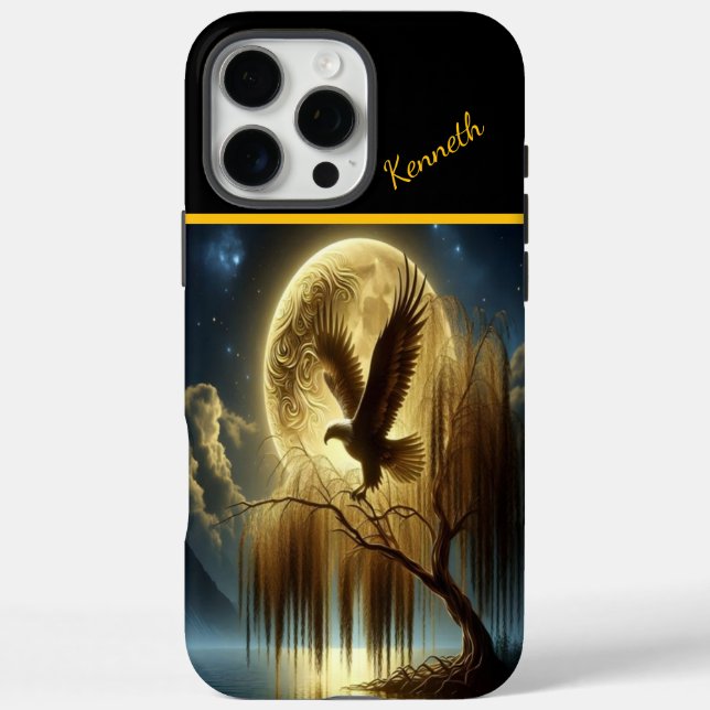 Golden Willow Tree and Eagle Case-Mate iPhone Hülle (Rückseite)