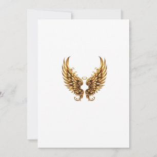 Golden Wings Einladung