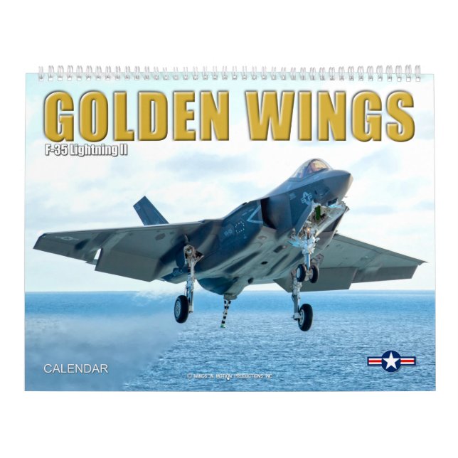 GOLDEN WINGS F-35B/C Blitze II Kalender (Titelbild)