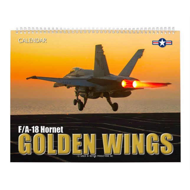 GOLDEN WINGS - F/A-18 Hornet Kalender (Titelbild)