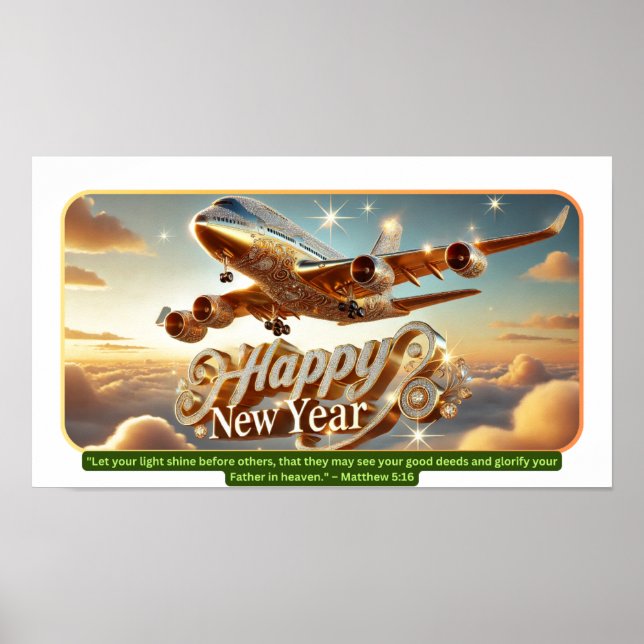 Golden Wings of Celebration Poster (Vorne)