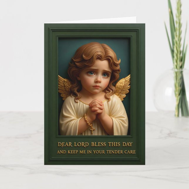 “Golden Wings of Morning Prayer” Karte (Vorderseite)